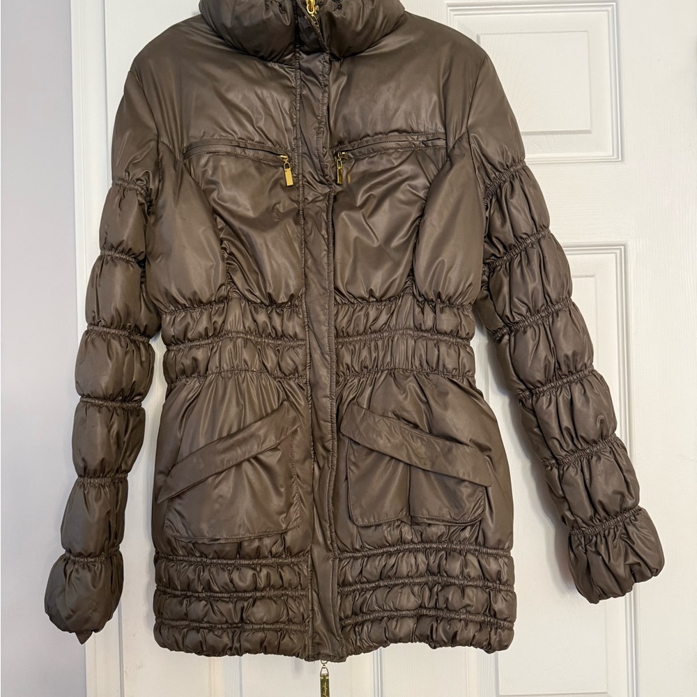 Women's Brown Puffer Jacket